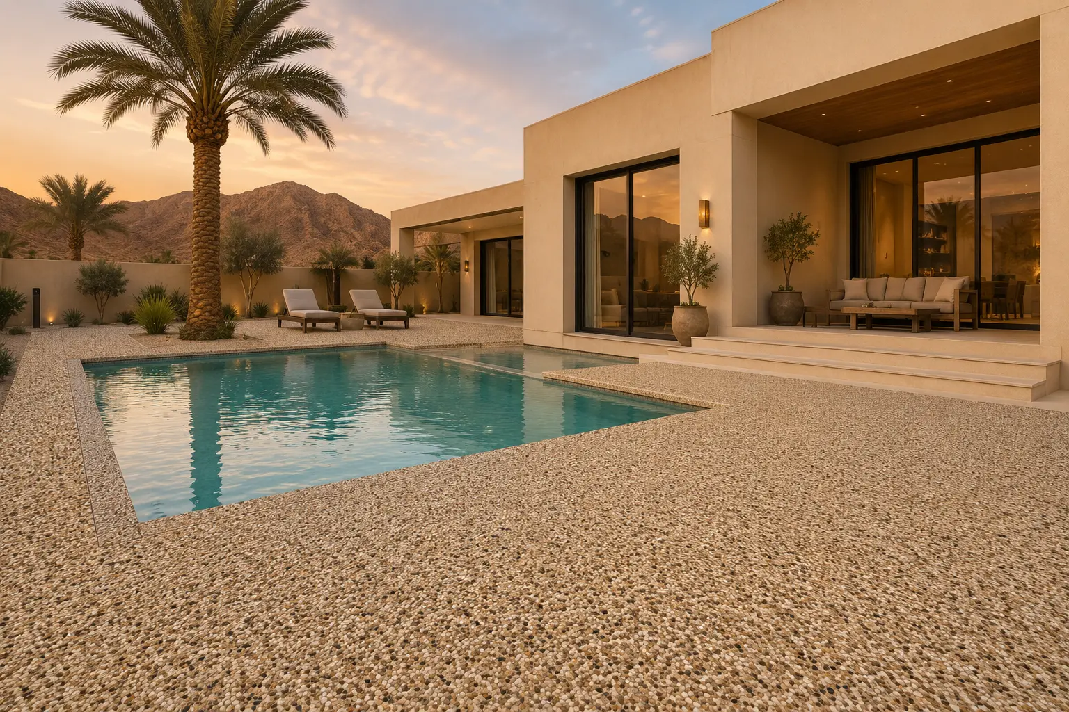 Stone Carpet Resin Bound Pool